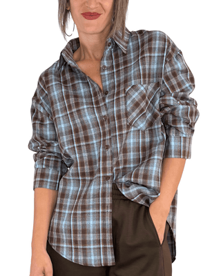 Habiti - Camicia check - CELESTE - CAMICIA - Habiti