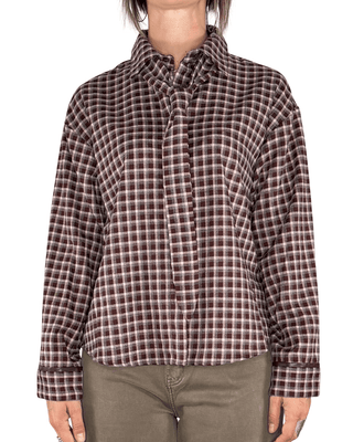 Habiti - Camicia check con cravatta - BORDEAUX - CAMICIA - Habiti