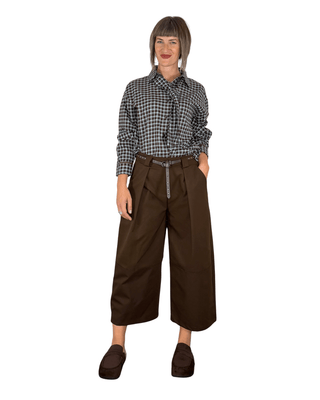 Habiti - Camicia check con cravatta - MORO - CAMICIA - Habiti