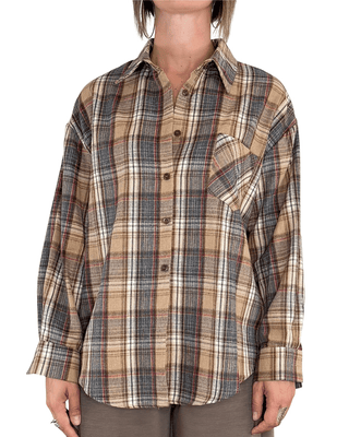 Habiti - Camicia check - FANGO - CAMICIA - Habiti