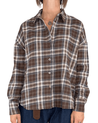 Habiti - Camicia check flanella - BLU - CAMICIA - Habiti