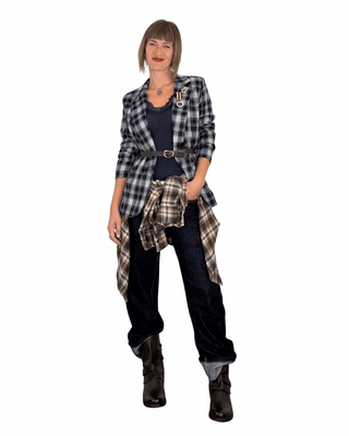 Habiti - Camicia check flanella - MORO - CAMICIA - Habiti