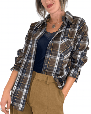 Habiti - Camicia check - MORO - CAMICIA - Habiti
