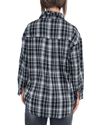 Habiti - Camicia check - NERO - CAMICIA - Habiti
