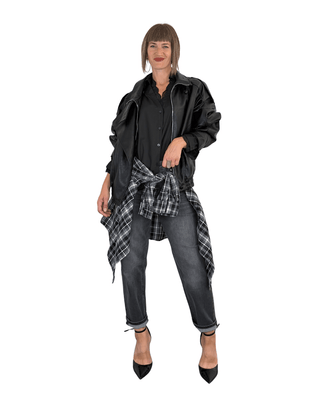 Habiti - Camicia check - NERO - CAMICIA - Habiti