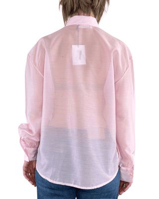 Habiti - Camicia con rouges in tencel - ROSA - CAMICIA - Habiti
