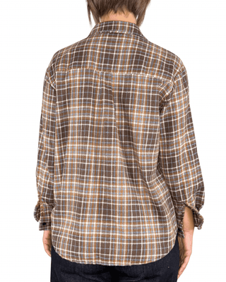Habiti - Camicia flanella check - CELESTE - CAMICIA - Habiti