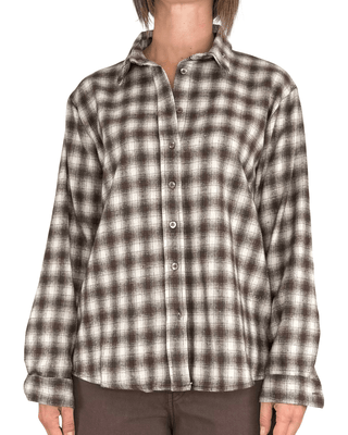 Habiti - Camicia flanella check - MORO - GONNA - Habiti