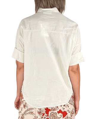 Habiti - Camicia in mussola di cotone - AVORIO - CAMICIA - Habiti
