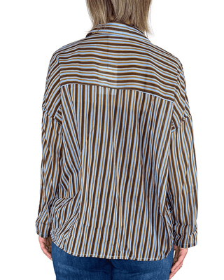 Habiti - Camicia in mussola di cotone - CELESTE - CAMICIA - Habiti