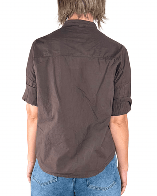 Habiti - Camicia in mussola di cotone - MORO - CAMICIA - Habiti