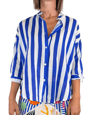 Habiti - Camicia righe in mussola di cotone - ROYAL - CAMICIA - Habiti