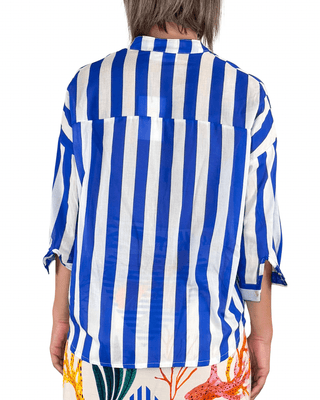Habiti - Camicia righe in mussola di cotone - ROYAL - CAMICIA - Habiti
