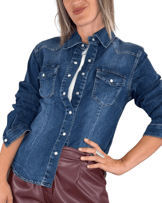 Habiti - Camicia slim denim - JEANS - CAMICIA - Habiti