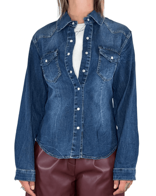 Habiti - Camicia slim denim - JEANS - CAMICIA - Habiti