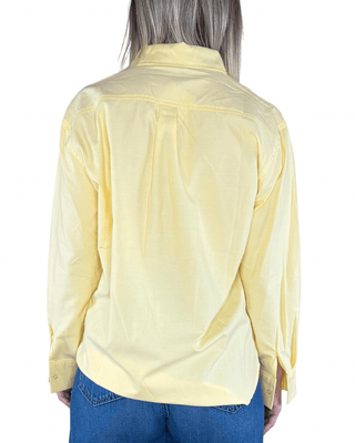 Habiti - Camicia taglio uomo Oxford - GIALLO - CAMICIA - Habiti