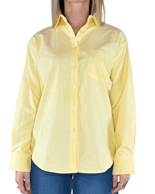 Habiti - Camicia taglio uomo Oxford - GIALLO - CAMICIA - Habiti