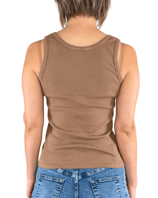 Habiti - Canotta vogatore Sarah - TABACCO - T-SHIRT E TOP - Habiti