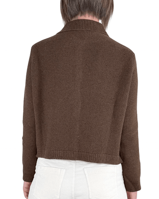 Habiti - Cardigan a polo - TABACCO - MAGLIA E CARDIGAN - Habiti