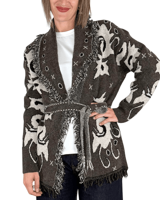 Habiti - Cardigan Alanui - MORO - MAGLIA E CARDIGAN - Habiti