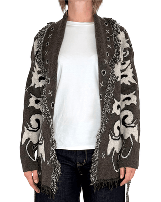 Habiti - Cardigan Alanui - MORO - MAGLIA E CARDIGAN - Habiti