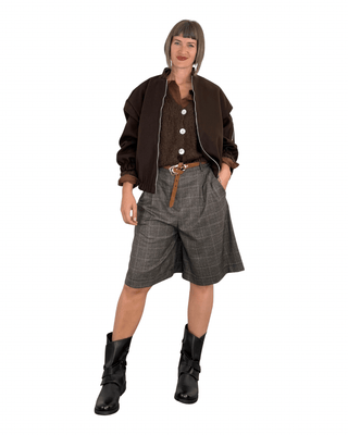 Habiti - Cardigan con bottoni - MORO - MAGLIA E CARDIGAN - Habiti