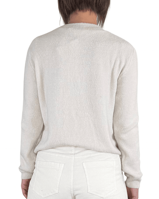 Habiti - Cardigan girocollo - BURRO - MAGLIA E CARDIGAN - Habiti