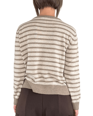 Habiti - Cardigan misto cashmere - BEIGE - MAGLIA E CARDIGAN - Habiti