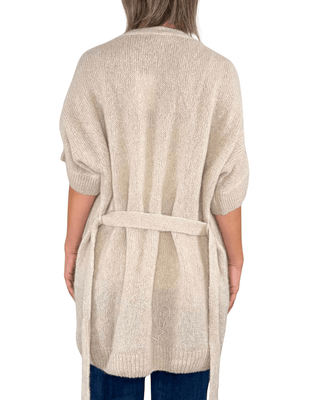 Habiti - Cardigan mohair - BURRO - MAGLIA E CARDIGAN - Habiti