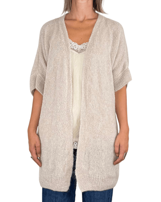 Habiti - Cardigan mohair - BURRO - MAGLIA E CARDIGAN - Habiti