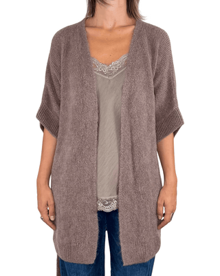 Habiti - Cardigan mohair - FANGO - MAGLIA E CARDIGAN - Habiti