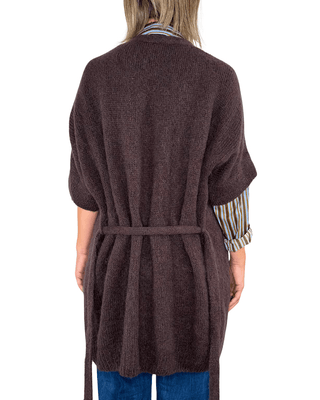 Habiti - Cardigan mohair - MORO - MAGLIA E CARDIGAN - Habiti