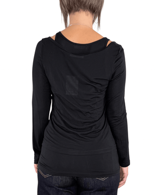 Habiti - Cashmirina doppia - NERO - T-SHIRT E TOP - Habiti