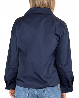 Habiti - Giacca camicia in cotone - BLU - GIACCA E BLAZER - Habiti
