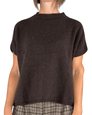 Habiti - Gilet a scatola - MORO - MAGLIA E CARDIGAN - Habiti