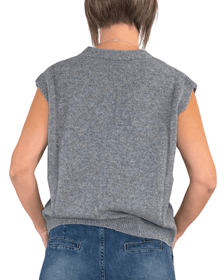 Habiti - Gilet pura lana vergine - GRIGIO - MAGLIA E CARDIGAN - Habiti