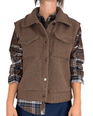 Habiti - Gilet teddy - CASTAGNA - CAPOSPALLA - Habiti