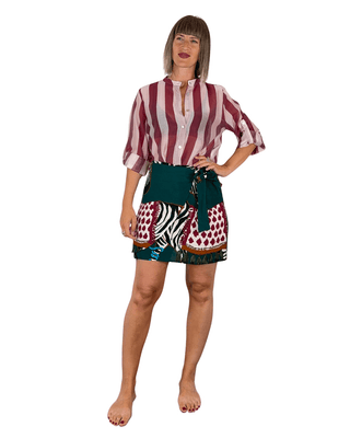 Habiti - Gonna pareo Circe corta - ZEBRA - GONNA - Habiti