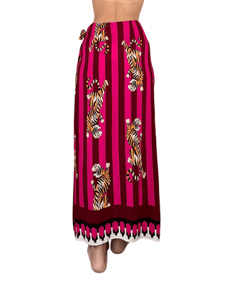 Habiti - Gonna pareo Circe foulard lunga - FUCSIA - GONNA - Habiti