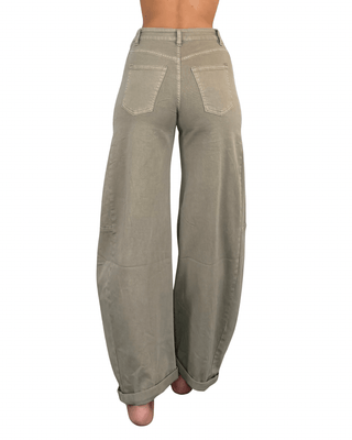 Habiti - Jeans barrel bull denim - BEIGE - JEANS - Habiti