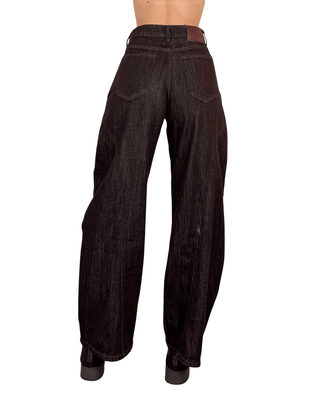 Habiti - Jeans barrel con charms - MORO - JEANS - Habiti