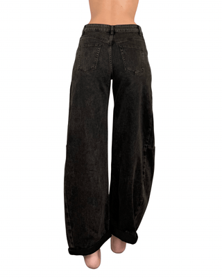 Habiti - jeans barrel Moby - MORO - JEANS - Habiti