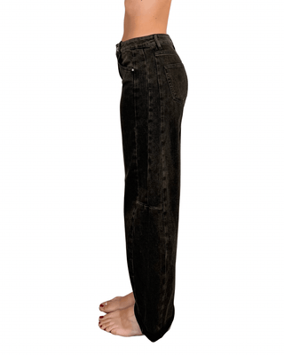 Habiti - jeans barrel Moby - MORO - JEANS - Habiti