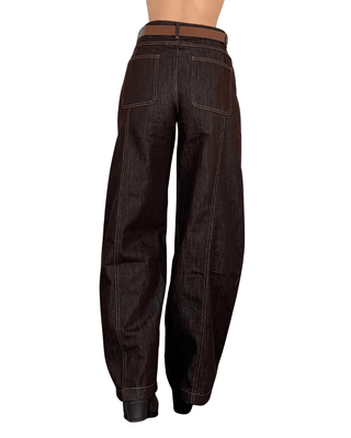 Habiti - Jeans barrel - MORO - JEANS - Habiti