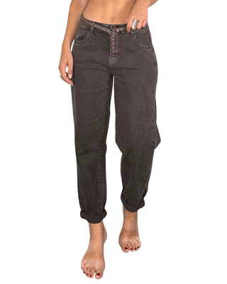 Habiti - jeans barrell - MORO - JEANS - Habiti