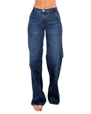 Habiti - Jeans palazzo tasca francese - JEANS - JEANS - Habiti