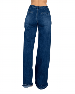 Habiti - Jeans palazzo tasca francese - JEANS - JEANS - Habiti