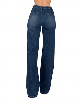 Habiti - Jeans palazzo tasca francese - JEANS - GONNA - Habiti