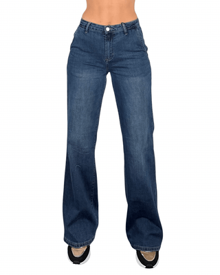 Habiti - Jeans palazzo tasca francese - JEANS - GONNA - Habiti