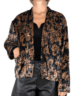 Habiti - Kimono bomber - NERO - GIACCA E BLAZER - Habiti